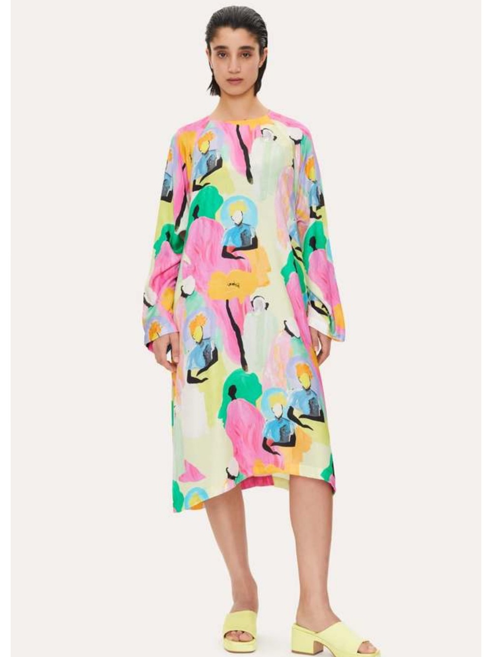 STINE GOYA Laurel Dress in the "Your Freedom My Love" Print